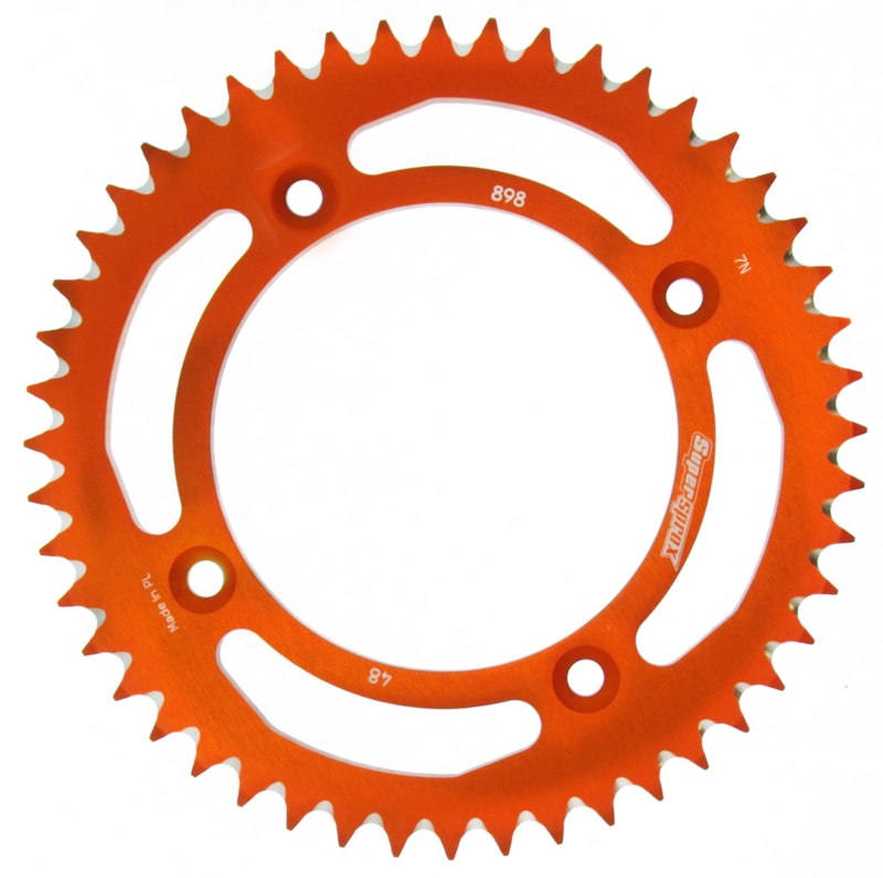 CORONA SUPERSPROX ALUMINIO KTM 428X48 ORANGE