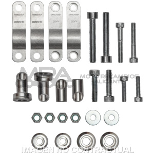 KIT MONTAJE PARAMANOS CIRCUIT FENIX Ø 22 MM. ALUMI
