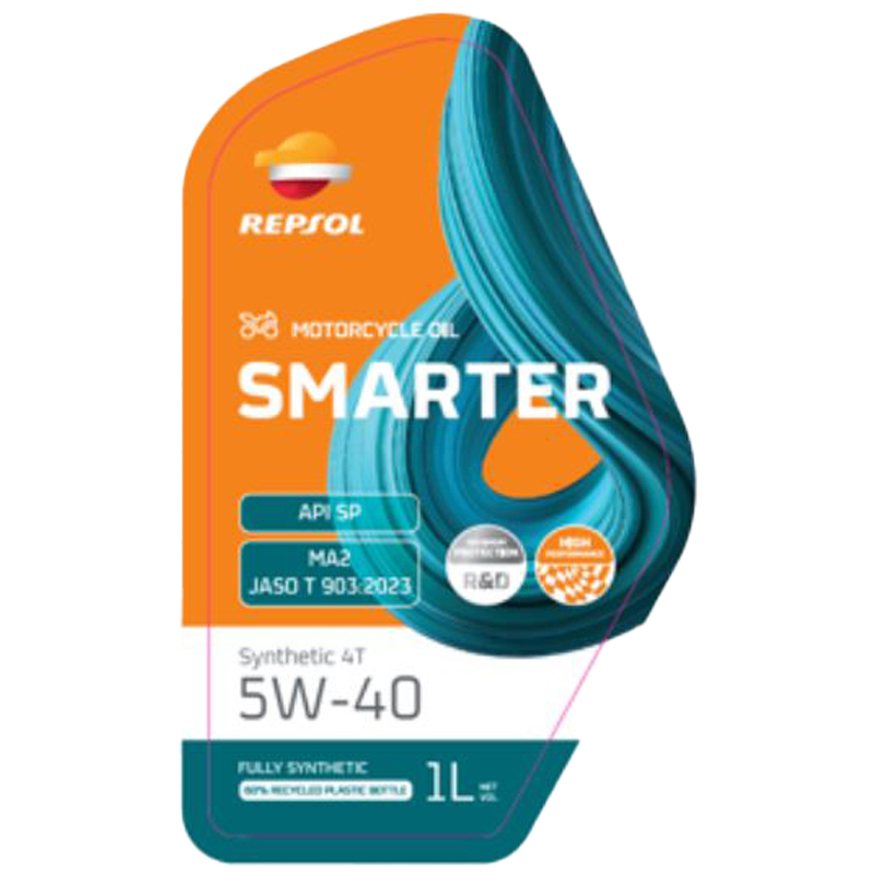 BOTELLA REPSOL SMARTER SYNTHETIC 4T 5W-40 1L