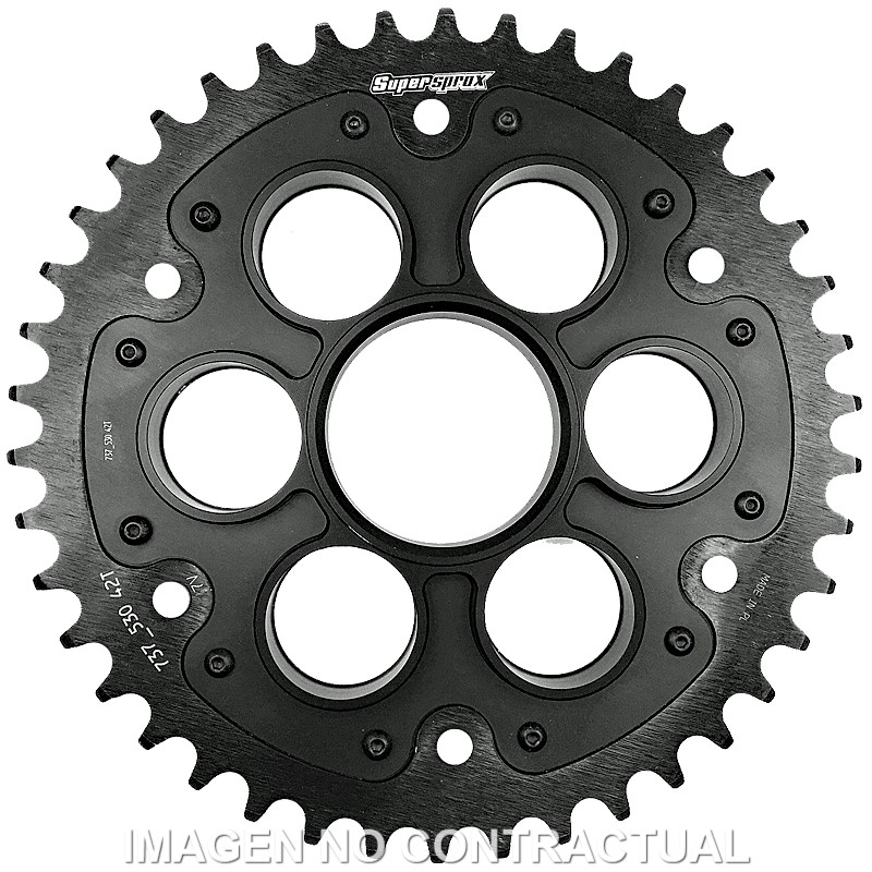 CORONA SUPERSPROX STEALTH DUCATI 525 X 42 NEGRA