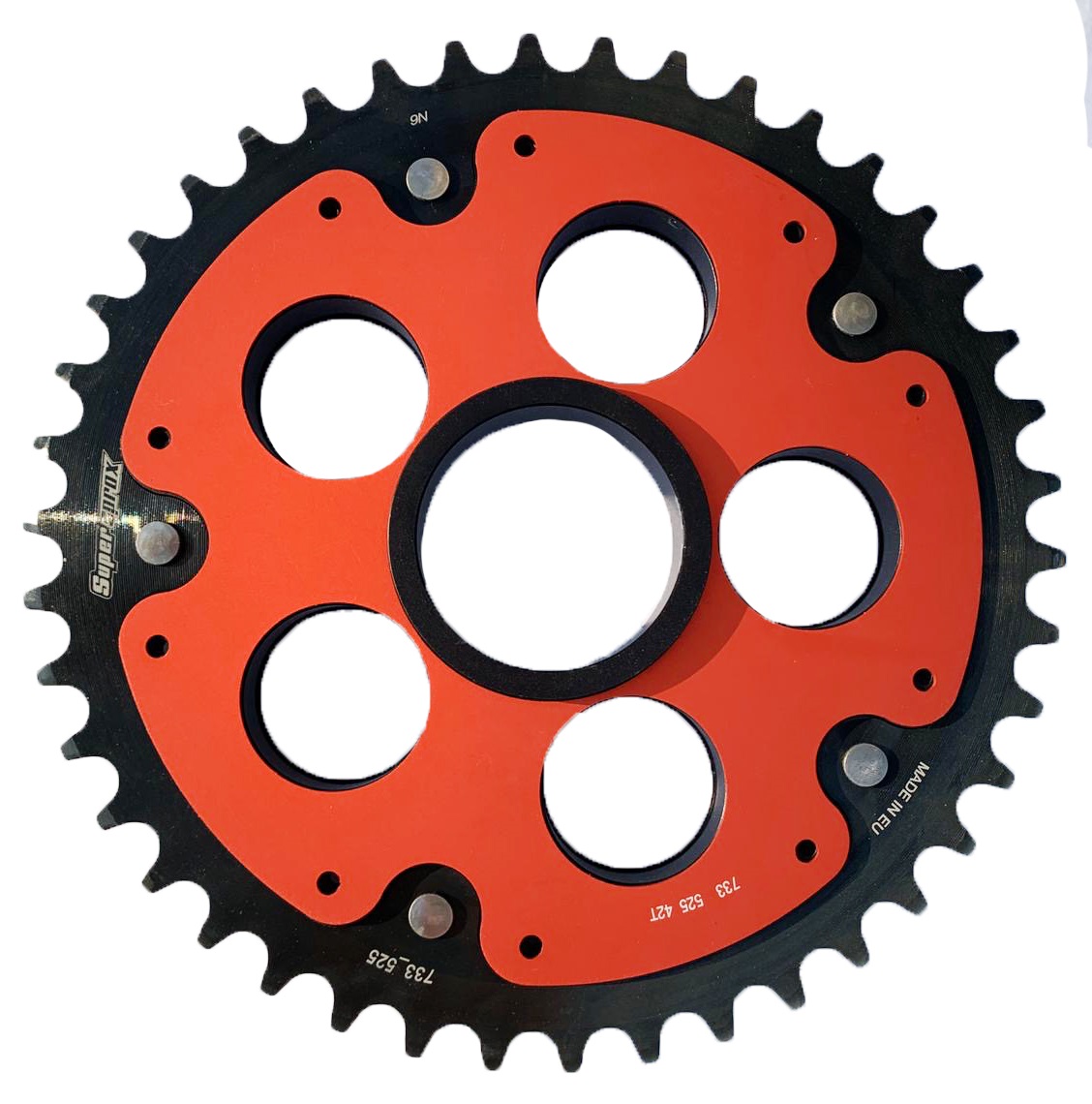 CORONA SUPERSPROX STEALTH DUCATI 525 X 45 ROJA