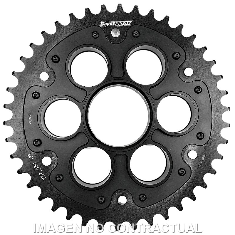 CORONA SUPERSPROX STEATH DUCATI 525 X 41 NEGRA