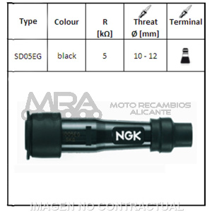 PIPA DE BUJIA NGK SD05EG