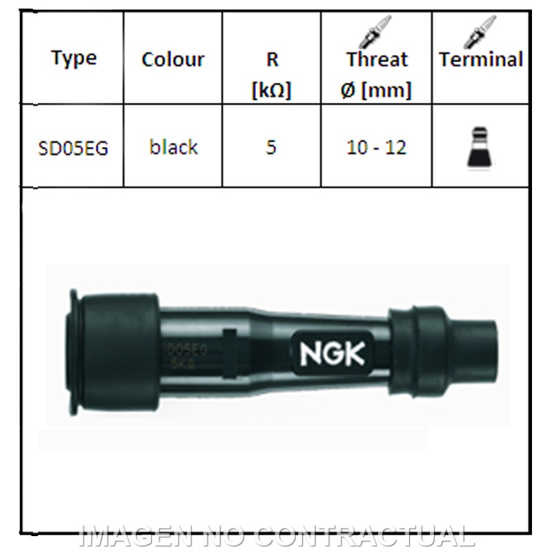 PIPA DE BUJIA NGK SD05EG