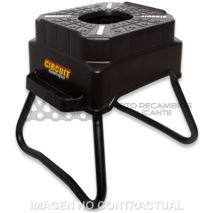 CABALLETE CIRCUITCUBIC H. 42 CM. NEGRO/BLANCO