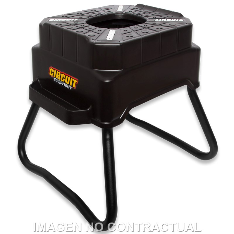 CABALLETE CIRCUITCUBIC H. 42 CM. NEGRO/BLANCO