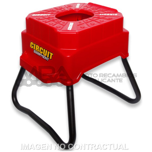 CABALLETE CIRCUIT CUBIC H. 42 CM. ROJO/BLANCO