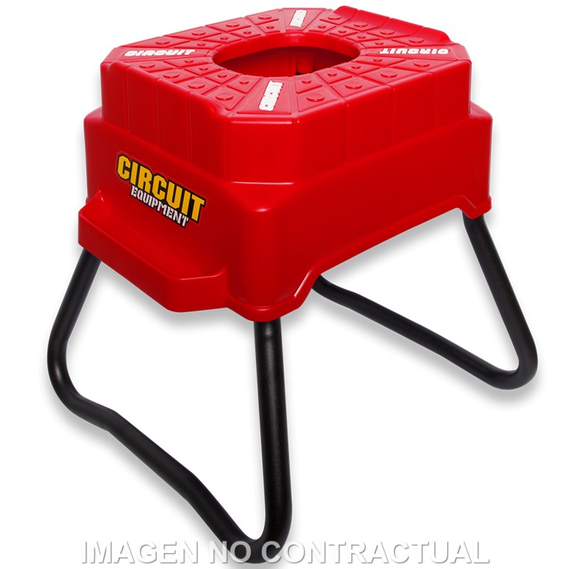 CABALLETE CIRCUIT CUBIC H. 42 CM. ROJO/BLANCO