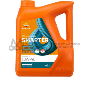 GARRAFA REPSOL SMARTER SYNTHETIC 4T 10W-40 4L