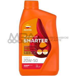 BOTELLA REPSOL SMARTER V-TWIN 4T 20W-50 1L