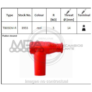 PIPA DE BUJIA NGK TB05EM-R