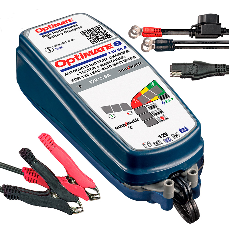 CARGADOR BATERIAS OPTIMATE 6 AMPMATIC 6A TM-360