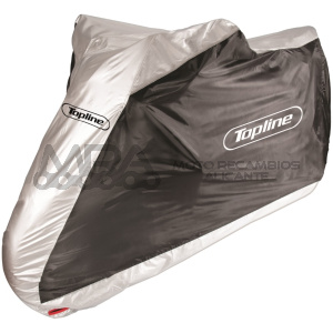 FUNDA PROTECTORA MOTO TOPLINE GRIS TALLA S