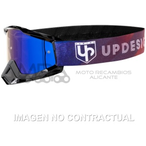 GAFAS UP DESIGN BOLD GOGGLE PATERN MIRROR LENS