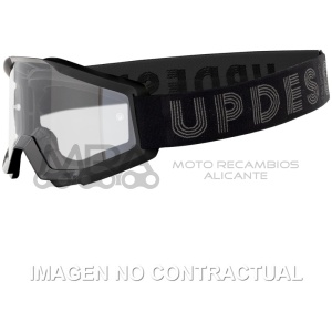 GAFAS UP DESIGN DYNAMITE GOGGLE BLACK CLEAR LENS