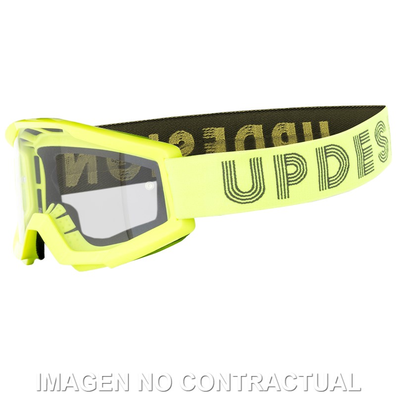 GAFAS UP DESIGN DYNAMITE GOGGLE NEON YELOW CLEAR L