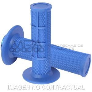 PUÑOS UP DESIGN HOLESHOT MX LOCK ON AZUL22/24 120M