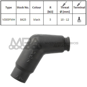 PIPA DE BUJIA NGK  VD05FMH