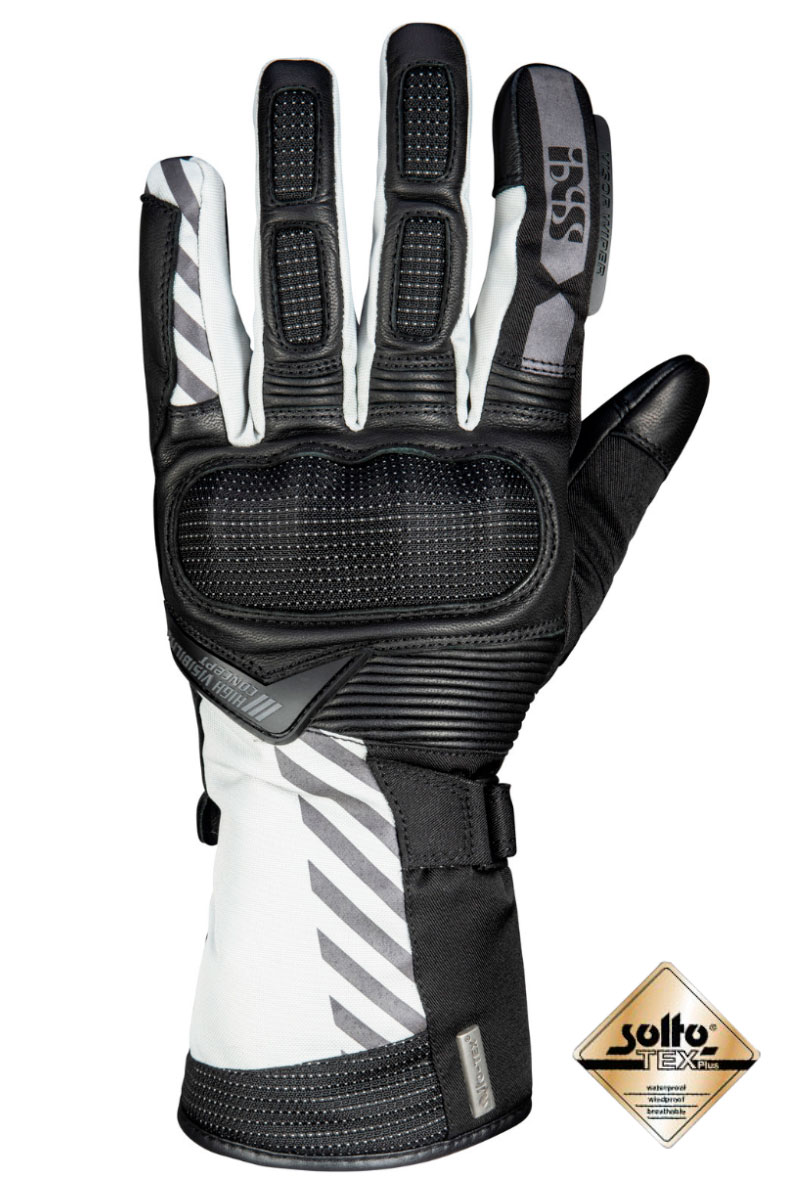 GUANTES INVIERNO IXS NEGRO-GRIS GLASGOW-ST 2.0 XL