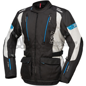 CHAQUETA INVIERNO IXS NEGRO/GRIS CLARO/AZUL TOUR L