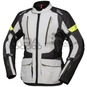 CHAQUETA INVIERNO IXS GRIS CLARO/NEGRO/AMARILLO NE