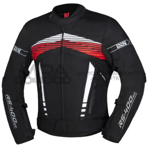 CHAQUETA SPORT IXS NEGRO/BLACO/ROJO RS-400-ST 3.0