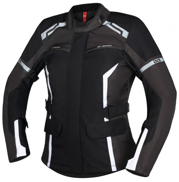 CHAQUETA INVIERNO MUJER IXS NEGRO/GRIS/BLANCO EVAN