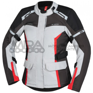 CHAQUETA INVIERNO MUJER IXS GRIS CLARO/GRIS/ROJO E