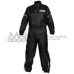 TRAJE LLUVIA IXS 1 PIEZA NEGRO ONTARIO 1.1 TALLA X
