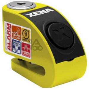 ANTIRROBO DISCO XENA XZZ6 CON ALARMA AMARILLO