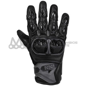GUANTES IXS NEGRO-GRIS FRESH 2.0 TALLA S